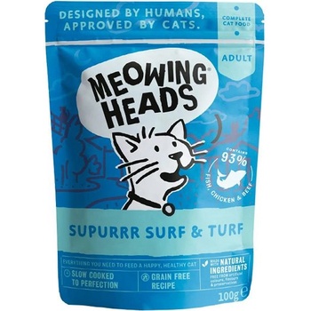 Barking Heads & Meowing Heads Surf & Turf БЕЗ ЗЪРНА 100 г