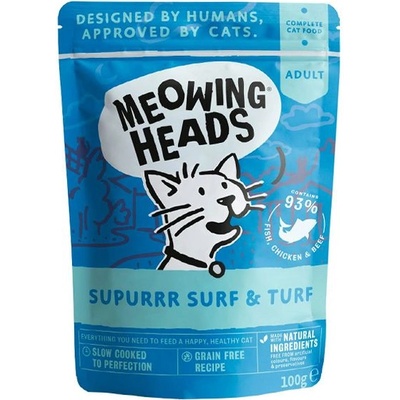 Barking Heads & Meowing Heads Surf & Turf БЕЗ ЗЪРНА 100 г