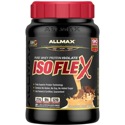 Allmax Nutrition IsoFlex | Pure Whey Isolate ~ Truly Superior Protein Technology [908 грама] Шоколад и фъстъчено масло
