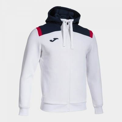 Joma Toledo zip-up hoodie white navy