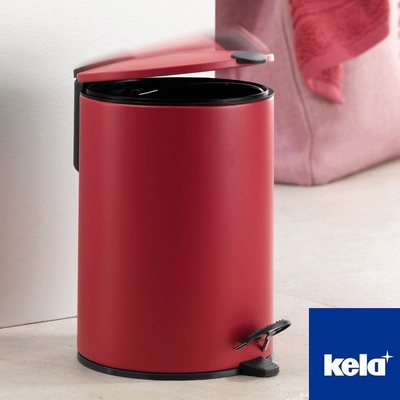 KELA KL-23618 Kozmetický kôš 3 l MATS červená