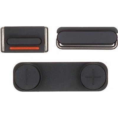 Sada tlačítek Apple iPhone 5 black OEM