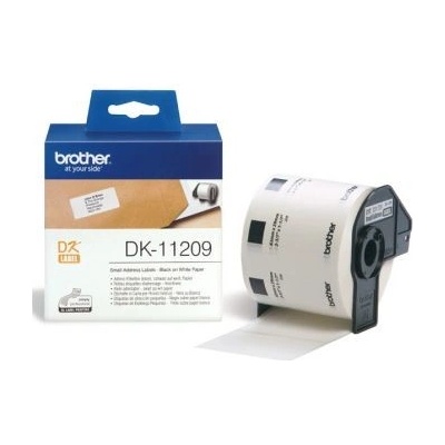 Samolepiace etikety Brother DK-11209 29 x 62 mm adresné malé biele