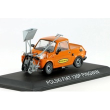 Polski Fiat 126P Pingwin- Hachette časopis s modelem 1:43