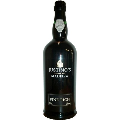 Justino´s Madeira Fine Rich 19% 0,75 l (holá láhev)