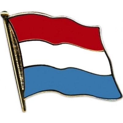 Odznak (pins) 20mm vlajka Luxembursko - farebný