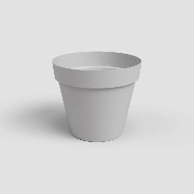 Artevasi Květináč CAPRI 20cm plast sv.šedá