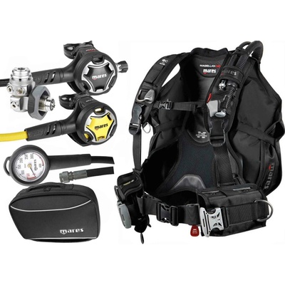 Mares MAGELLAN HD + DUAL ADJ 62X + octopus DUAL+ MR 1