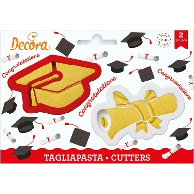 Decora Plastové vykrajovátko Promócie (2 ks)