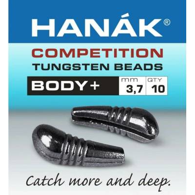 Hanák Competition Tungsten Body+ černý nikl 2,7mm 0,35g 10ks