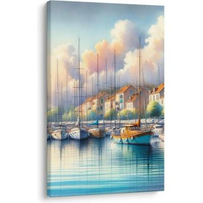 Obraz plachetnice v ranním světle - 60x90