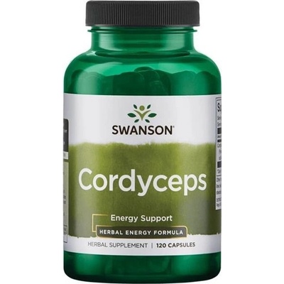 Swanson Cordyceps 600 mg 120 kapslí