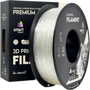 Smart Print FG-S126-E1, 3D филамент, TPU 95A, 1, 75mm, 1000g, Полупрозрачен (Transparent) (FG-S126-E1)