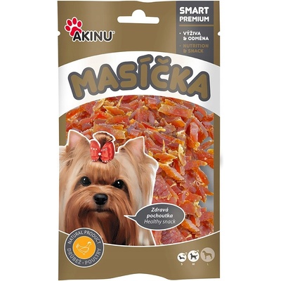 Akinu Kuracie prúžky pre psov 75 g