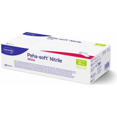 Hartmann Peha-soft nitrile biele M bal. 100ks