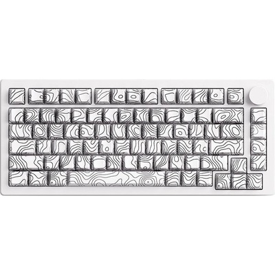 AKKO MONSGEEK M1 V5 Contour Lines White 6975351385318