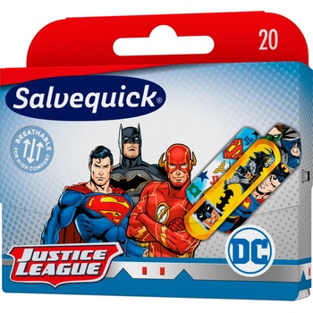 Salvequick Justice League 3 rozmery 20 ks