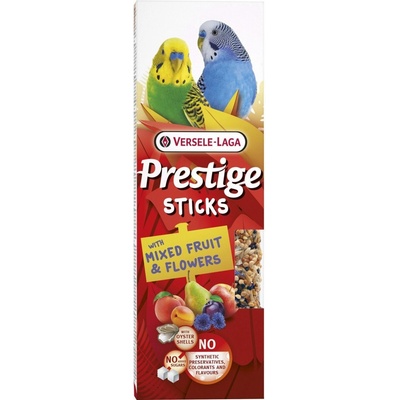 Versele Laga Prestige Sticks tyčinky ovoce a květiny pro andulky 60g