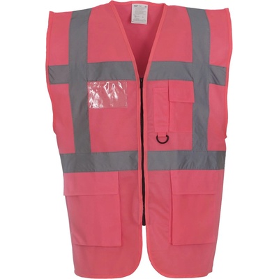 Yoko hi-vis hvw801 / Многофункционална жилетка - розова xxxl (79w80104813)