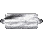 Carmart Сенник за предно стъкло на автомобил - зимно / летен - 200x70cm