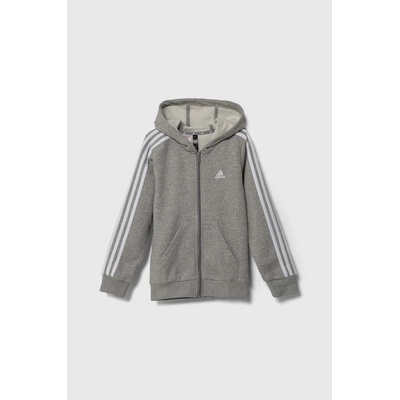 adidas 3 Stripes FL mikina s kapucňou Jr IS3241
