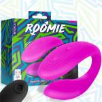 INTOYOU Roomie Couples Vibrator Liquid Silicone Remote Control Pink