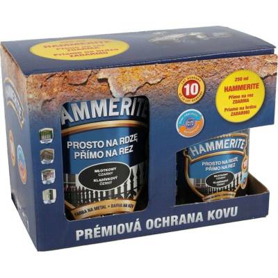 Hammerite Barevný email antikorozní 0,7 l + 0,25 l černý