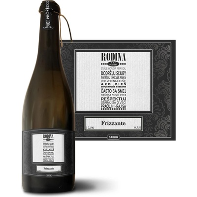 Sablio Rodina 3 Prosecco biele suché šumivé víno 10,5 % 0,75 l (holá fľaša)