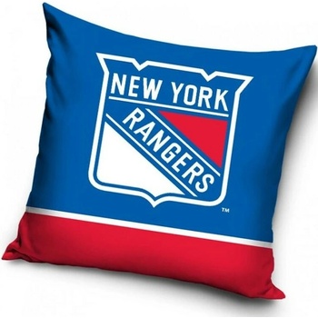 TipTrade Velurový vankúš NHL New York Rangers 40x40