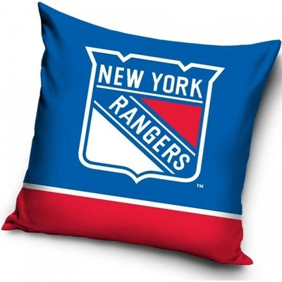 TipTrade Velurový vankúš NHL New York Rangers 40x40