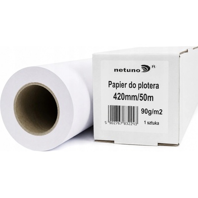 Papír do plotru 90g role 420mm x 50m bílý pro technické výkresy 1 role