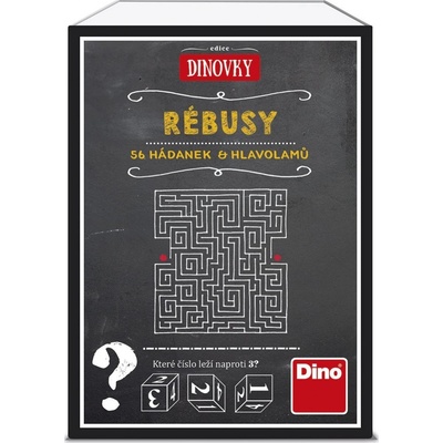 DINO Rébusy 56 hádanek a hlavolamů v karbici
