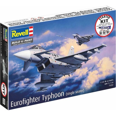 REVELL Starter Kit letadlo 74282 Eurofighter Typhoon 1:144