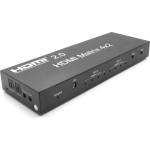 PROCONNECT Матричен превключвател 4x2, HDMI 2.0, 4K, 2xHDMI out, 4xHDMI in, IR PC-MX4X2-2AV2.0 (PC-MX4X2-2AV2.0)