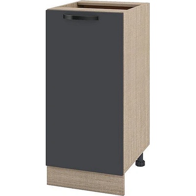 ИРИМ Долен кухненски шкаф Сити МФ-Карбон мат-11-21 40 см