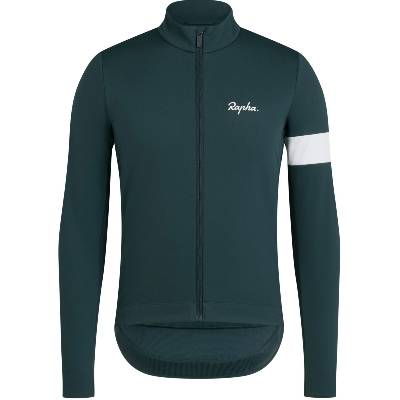 Pánska zimná cyklistická bunda Rapha Men's Core Winter Jacket - forest green / white M