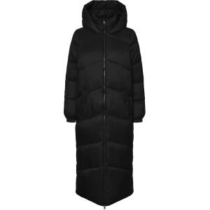 VERO MODA Палто Vero moda Uppsala Long Tall coat - Black (Black)