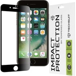 Techsuit Протектор за iPhone 7 Plus / iPhone 8 Plus - 111D Full Cover / Full Glue Glass - Черен