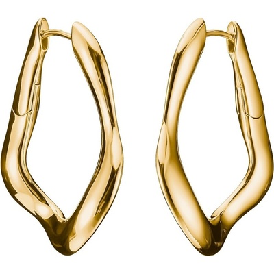 Thomas Sabo CR755-413-39 Hoop Earrings big Natural Beauty Gold-Plated