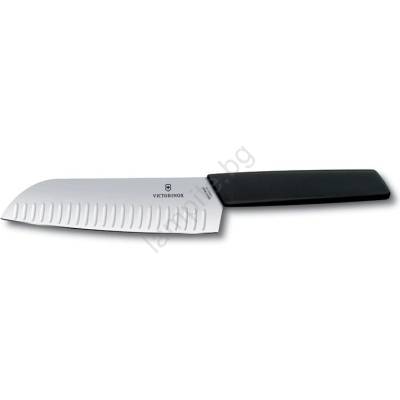 Victorinox - Кухненски нож сантоку SWISS MODERN 17 см черен (GG1002)