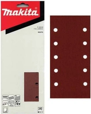 MAKITA ORBITAL SANDING SHEET 1/2 SHEET 40G P-36267 - Fielden Factors - View #4