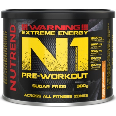 NUTREND N1 Pre-Workout 300 g – Zboží Mobilmania