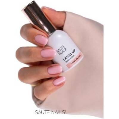 Saute Nails stavební gel na nehty Level Up Rose Cloud v lahvičce 8ml
