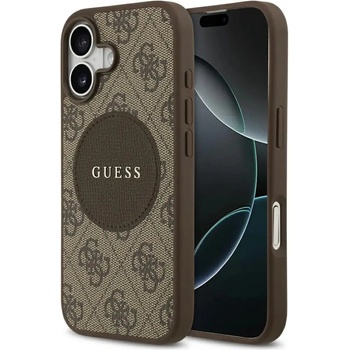 GUESS Калъф Guess 4G Circle Classic Logo MagSafe за iPhone 17 - кафяв (3666339490003)