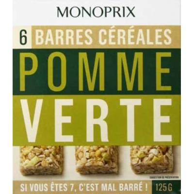 Monoprix Cereální tyčinky 125g