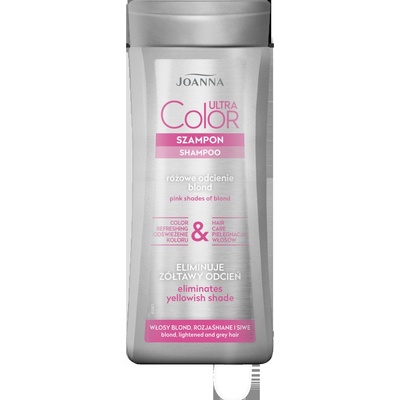 Joanna Ultra Color šampon pro růžové blond vlasy ochrana barvy 200 ml