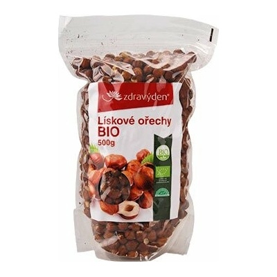 Zdravý den Lieskové orechy BIO 500 g