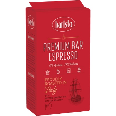 Baristo Premium Bar Espresso, 250 гр. мляно кафе