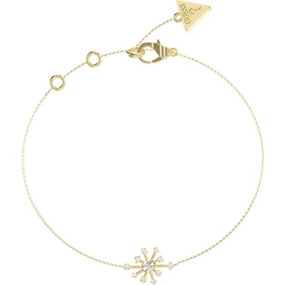 Guess Módní pozlacený náramek Galaxy JUBB05564JWYG 21 cm
