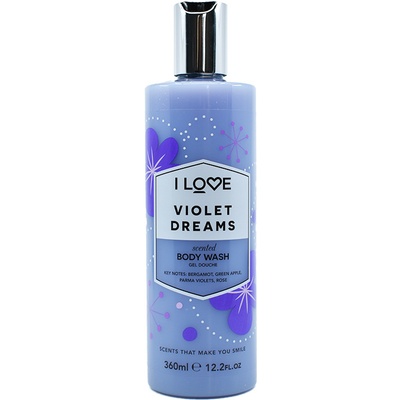 I Love Cosmetics sprchový gél Violet Dreams 360 ml